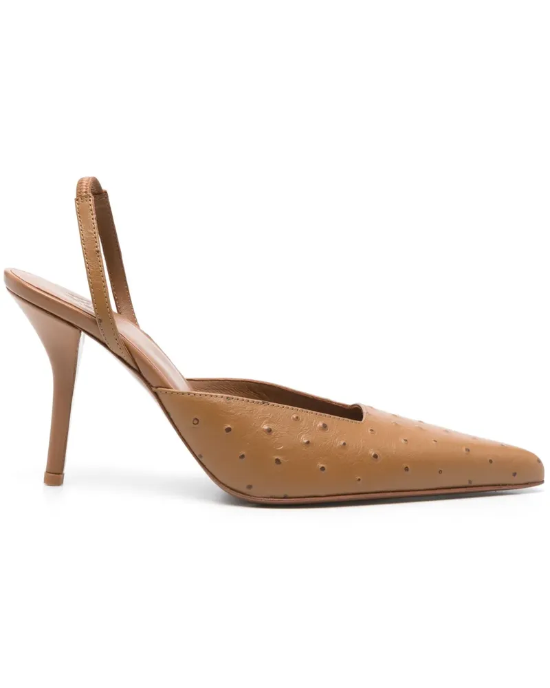 Gia Borghini Octavie Pumps 100mm - Braun Braun
