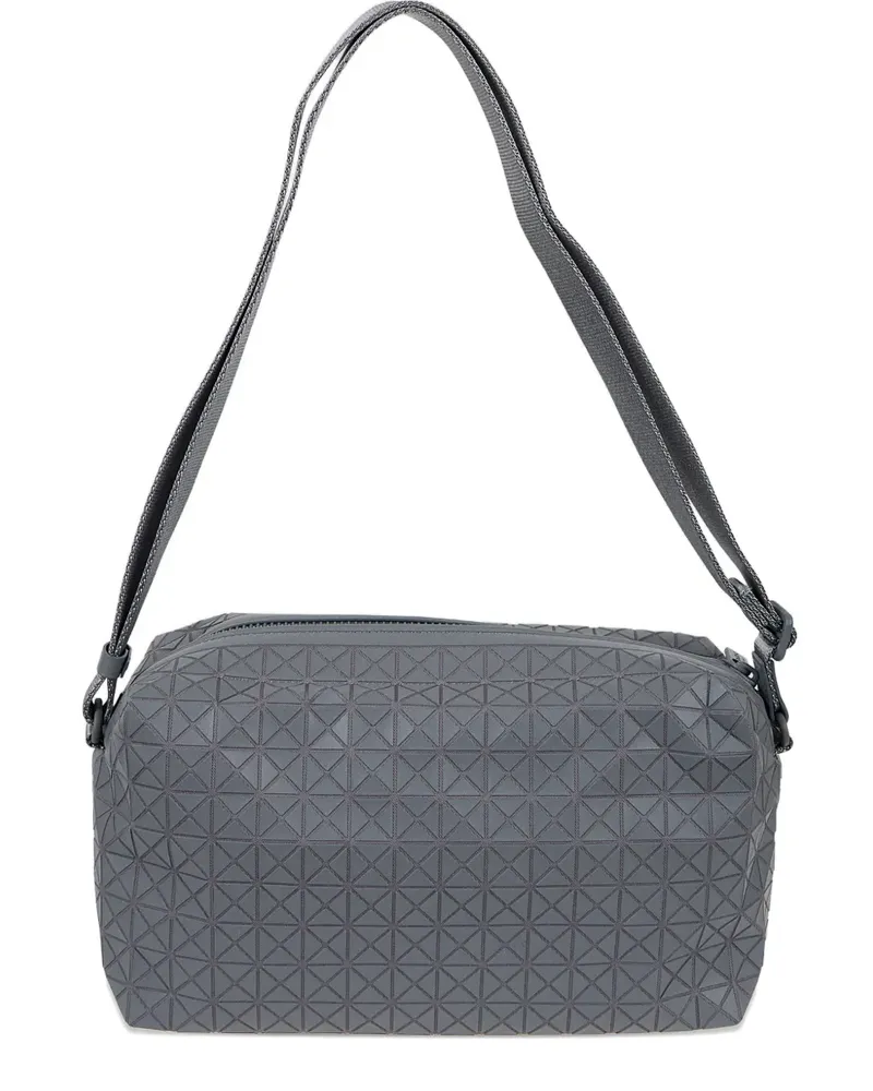 Issey Miyake geometric-patterned shoulder bag - Grau Grau