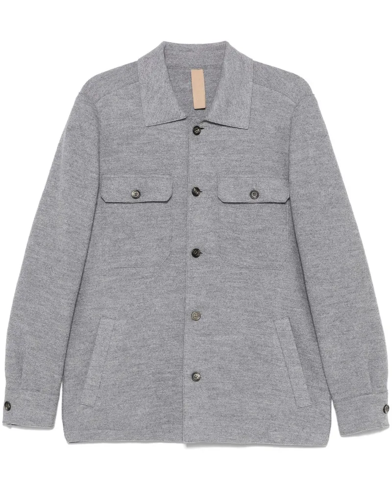 Eleventy Klassische Hemdjacke - Grau Grau