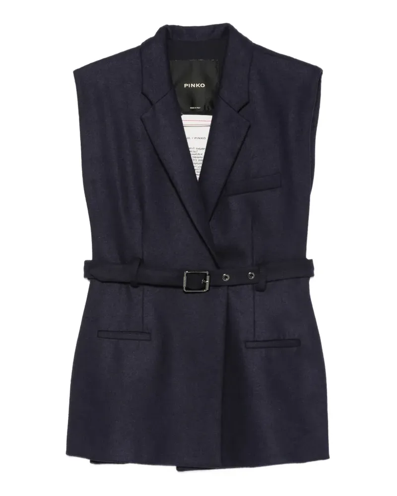 Pinko Weste mit Gürtel - Blau Blau