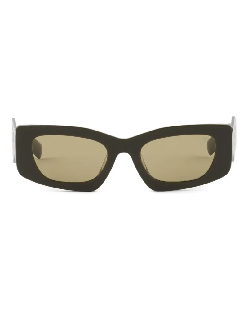 Prada sunglasses with triangle logo - Grün Grün