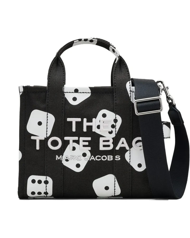 Marc Jacobs x Derrick Adams Tote Bag mit kleinem Würfel-Print - Schwarz Schwarz