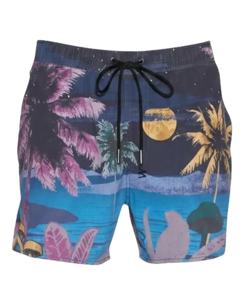 ksubi Moonlight digital-print boardshorts - Blau Blau