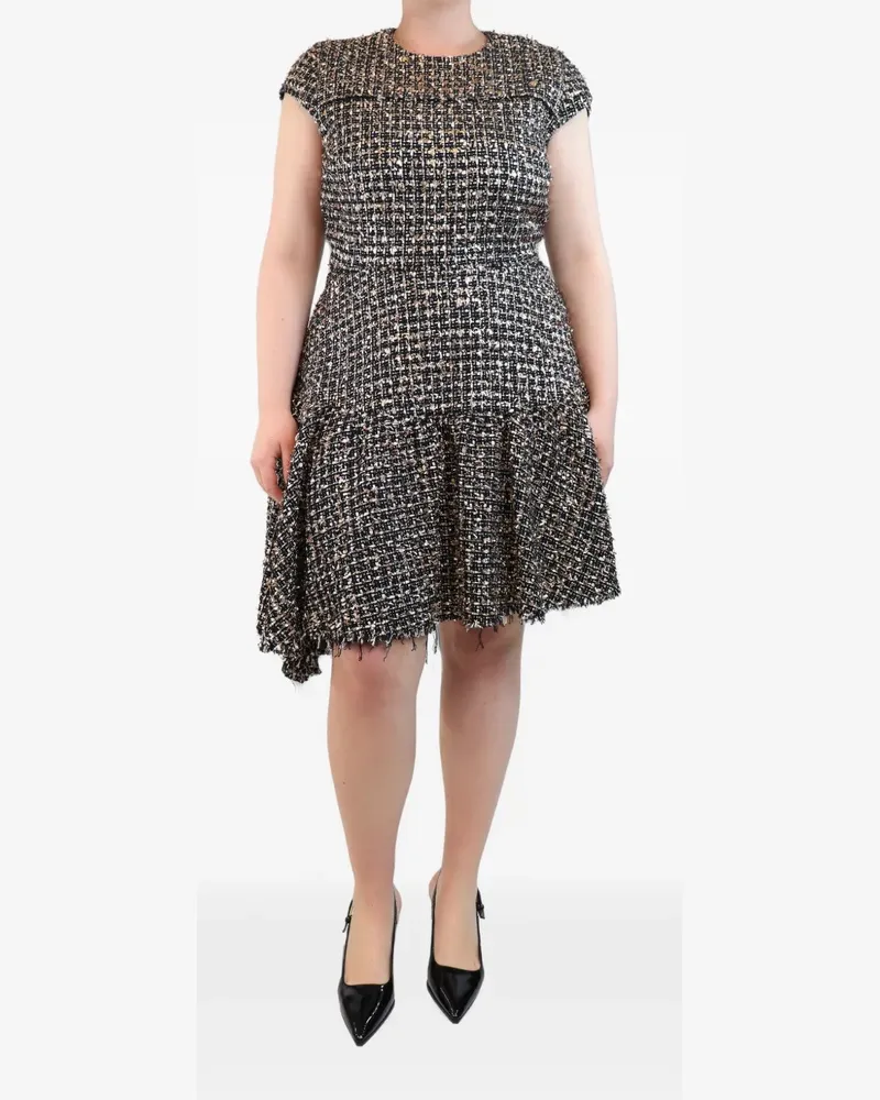 Jason Wu tweed midi dress - Schwarz Schwarz