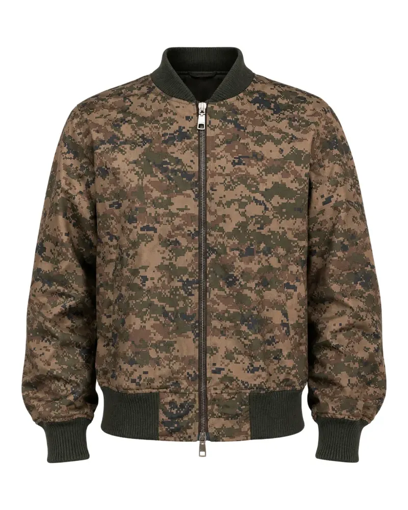 Dolce & Gabbana Bomberjacke mit Camouflage-Print - Braun Braun