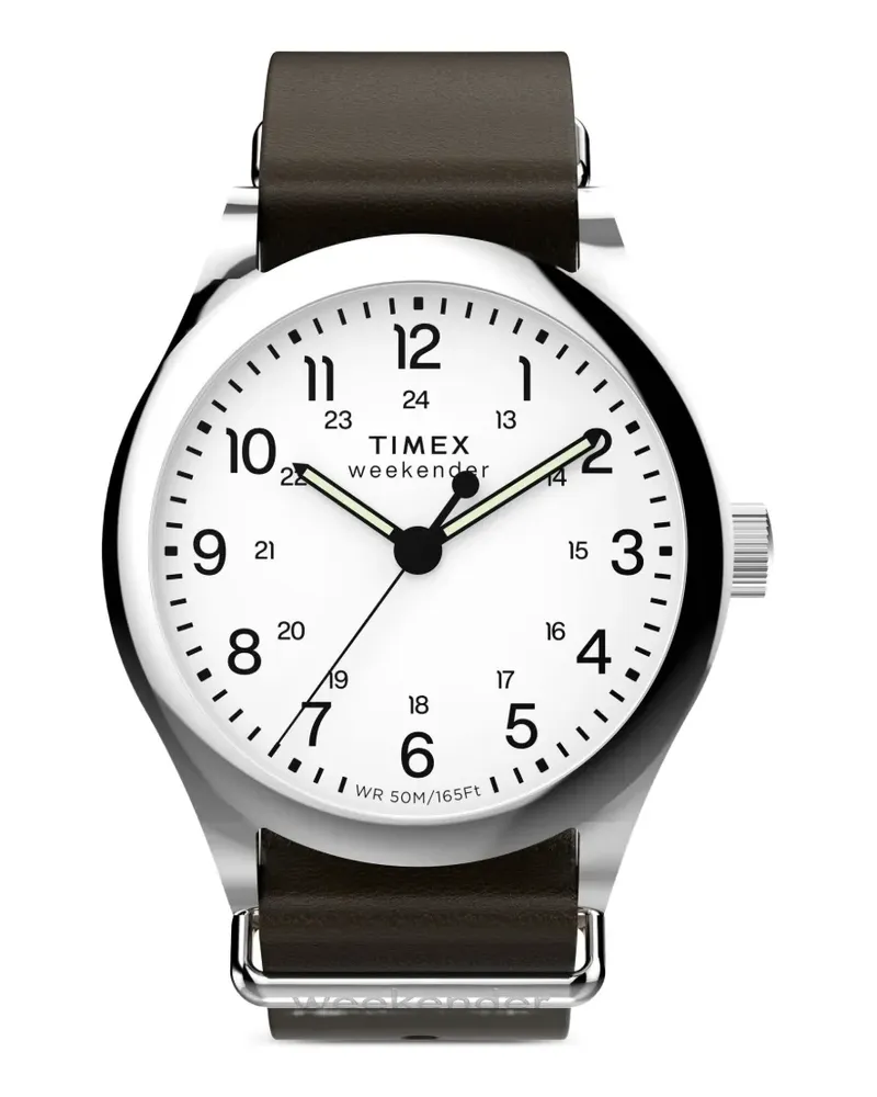 Timex Weekender New England Armbanduhr 39mm - Weiß Weiß
