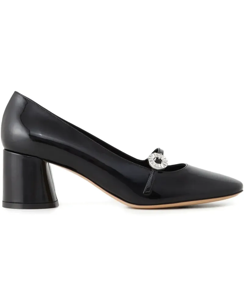 Casadei 50mm Cleo crystal-detail pumps - Schwarz Schwarz