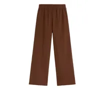 Moss elasticated-waistband trousers - Braun