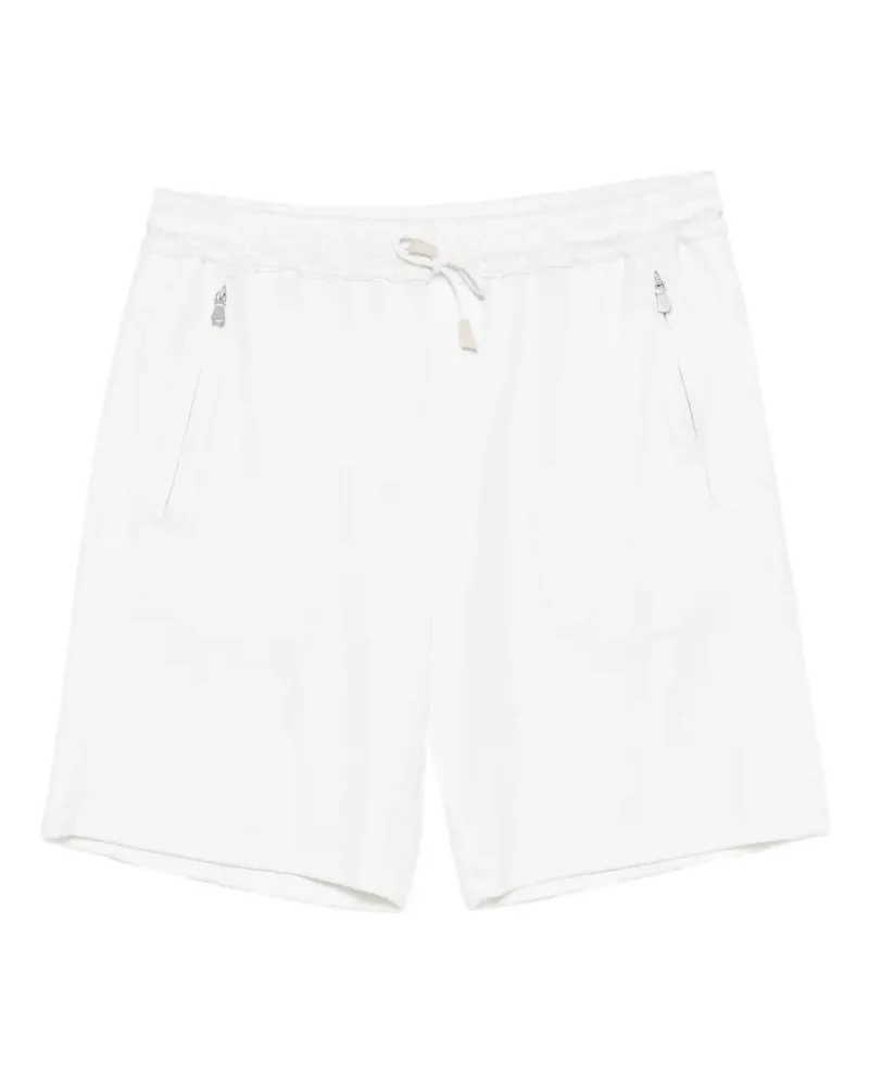 Eleventy Shorts mit Kordelzug - Weiß Weiß