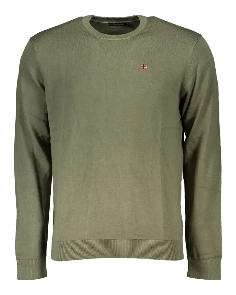 Napapijri logo-patch sweater - Grün Grün