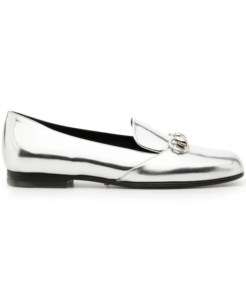 Gucci Loafer mit metallischem Finish - Silber Silber