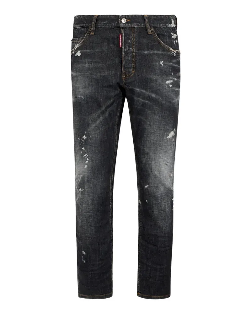 Dsquared2 Jeans mit Farbklecksen - Grau Grau