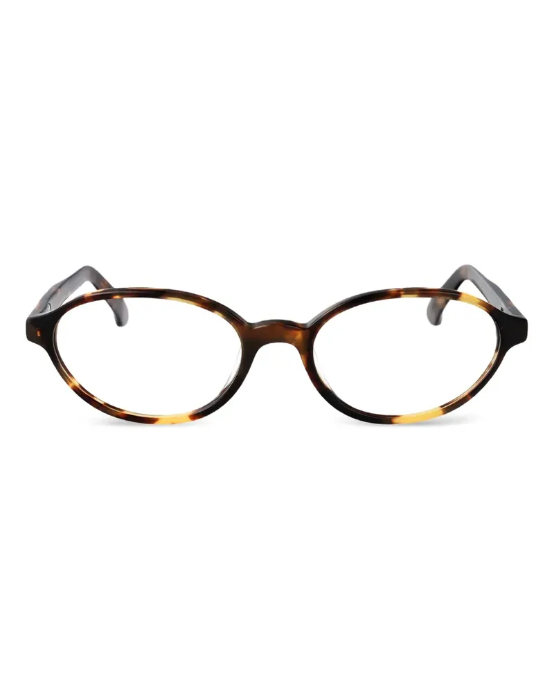 RETROSUPERFUTURE Brille mit ovalem Gestell - Braun Braun