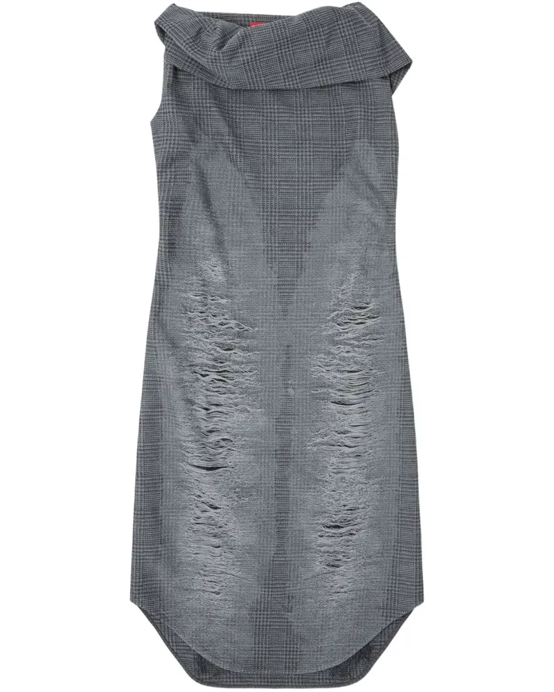 Diesel D-Mauve Midikleid - Grau Grau