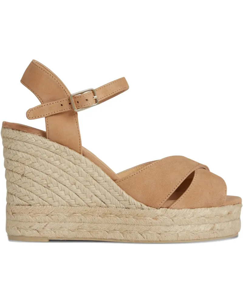 Castañer Bromelia Wedge-Espadrilles 110mm - Braun Braun