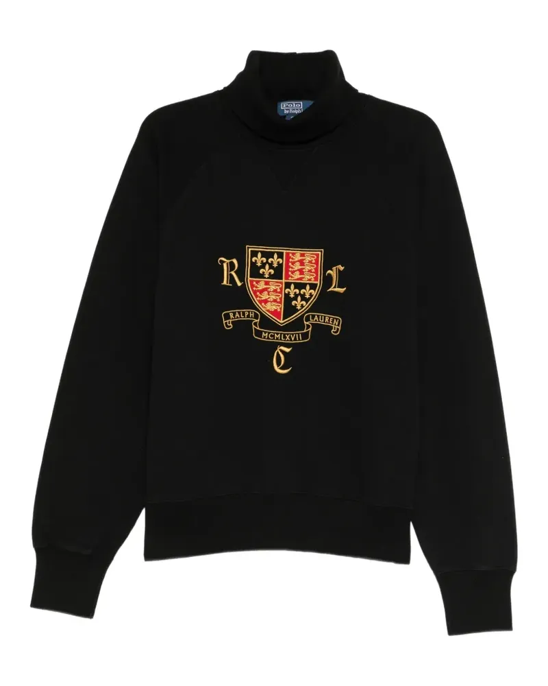 Ralph Lauren logo-embroidered sweatshirt - Schwarz Schwarz
