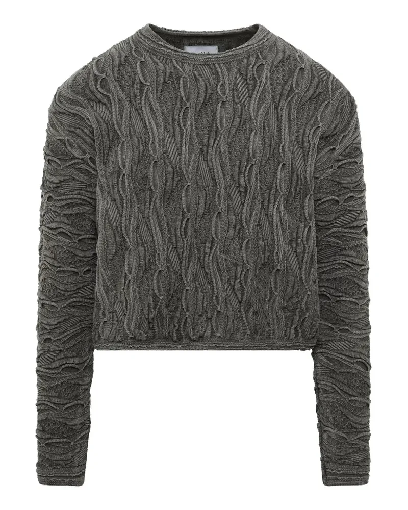 Doublet Air Yarn Regulator Pullover - Grau Grau