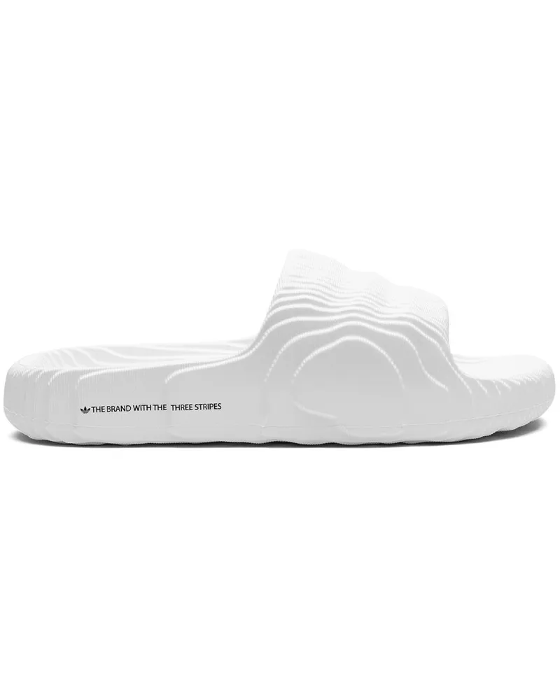 adidas Adilette 22 Pantoletten - Weiß Weiß