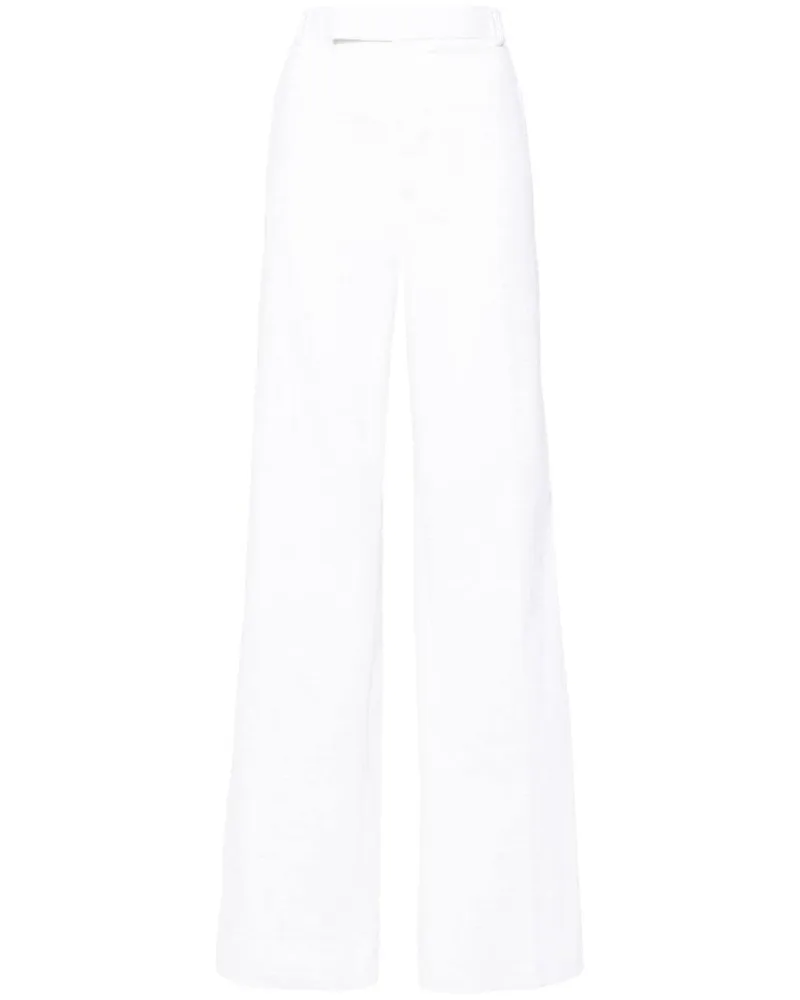 Thom Browne Hose mit Bügelfalten - Weiß Weiß