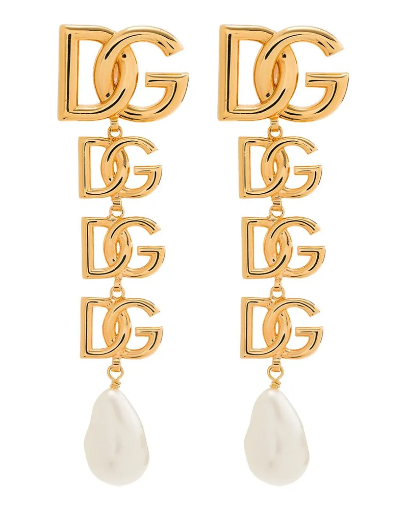 Dolce & Gabbana Ohrringe mit Perlen - Gold Gold