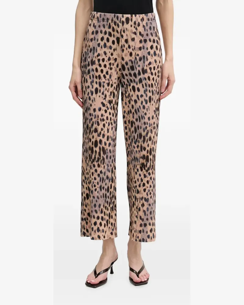 Joseph Ribkoff Cropped-Hose mit Leopardenprint - Nude Nude