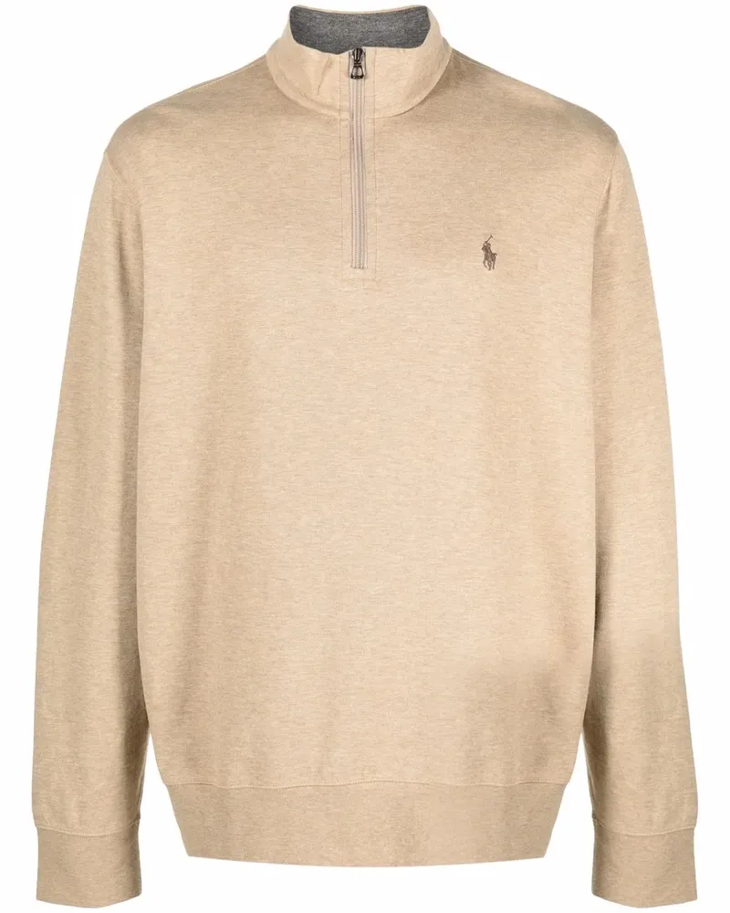 Ralph Lauren Pullover mit Polo Pony-Stickerei - Nude Nude