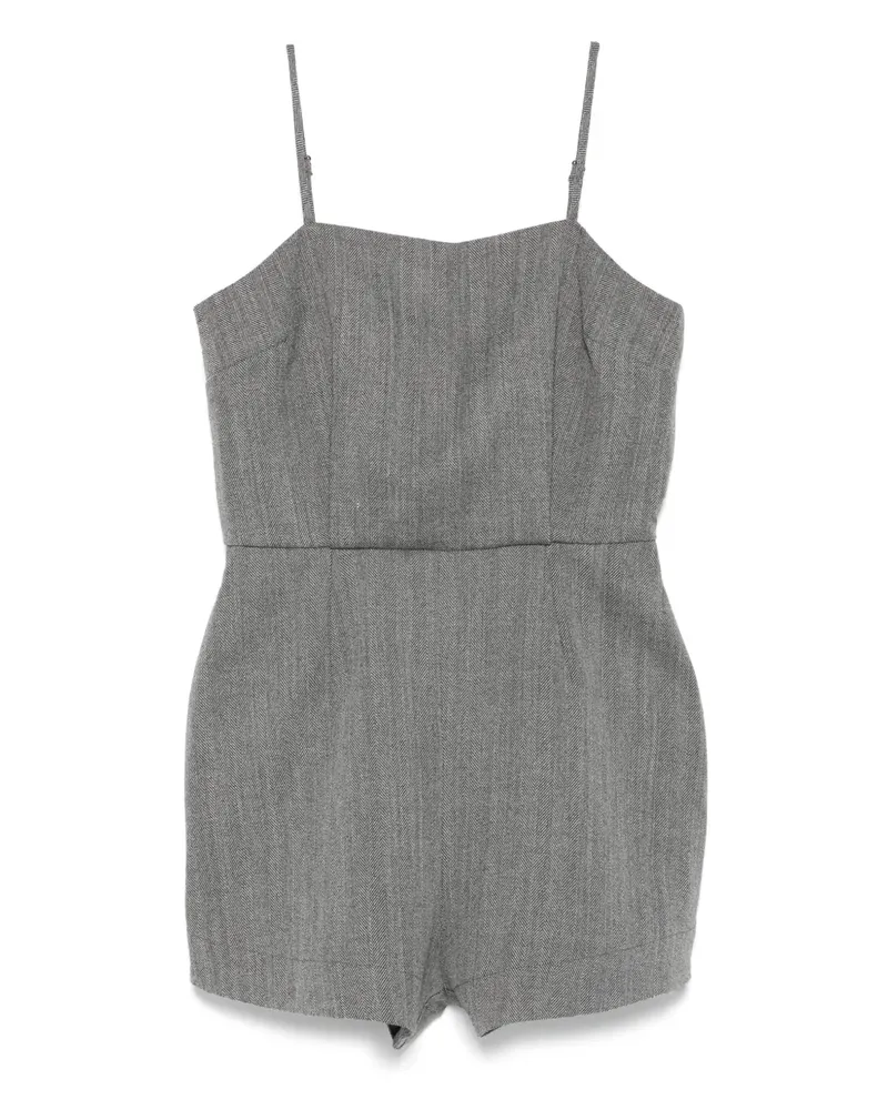 RACIL Brigitte Playsuit aus Wolle - Grau Grau