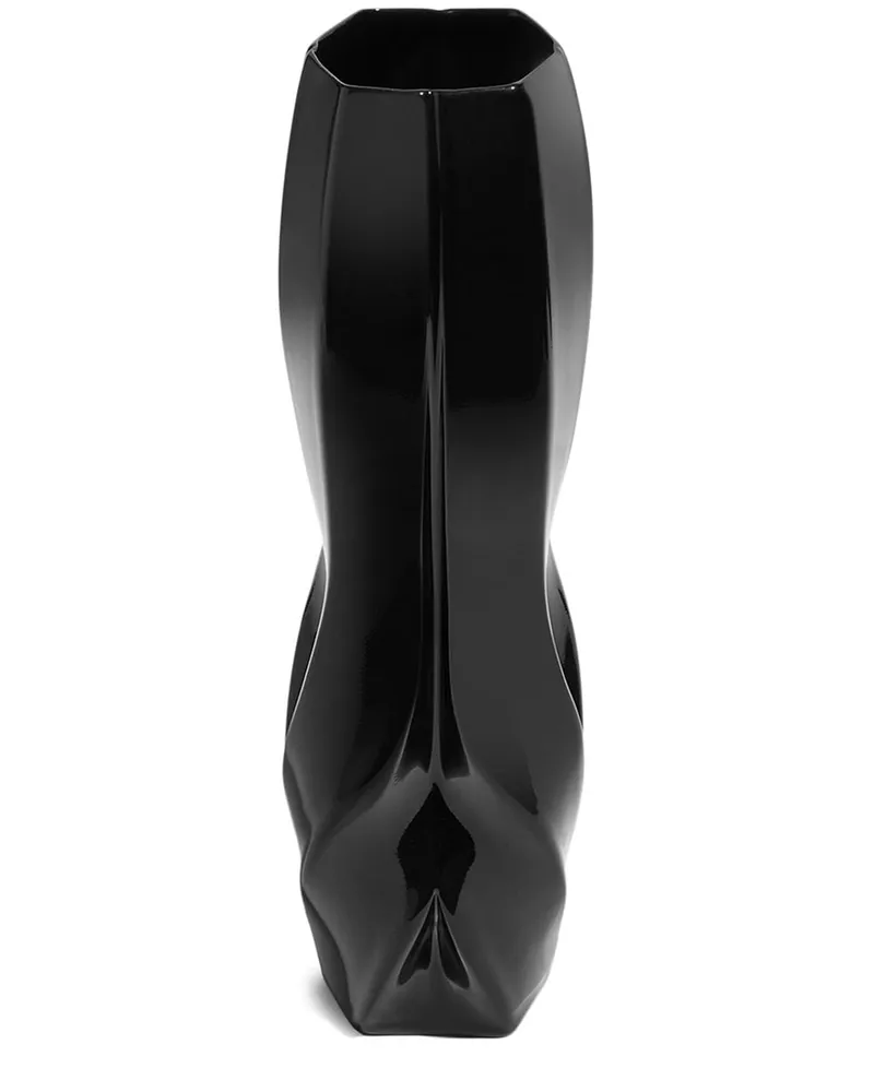 Zaha Hadid Design Braid' Vase, 37cm Schwarz