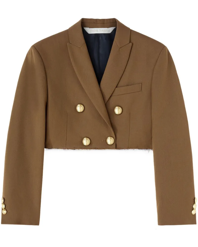 Palm Angels Doppelreihiger Blazer - Braun Braun