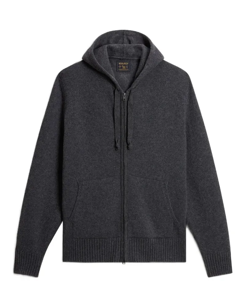 Woolrich Gestrickte Kapuzenjacke - Grau Grau