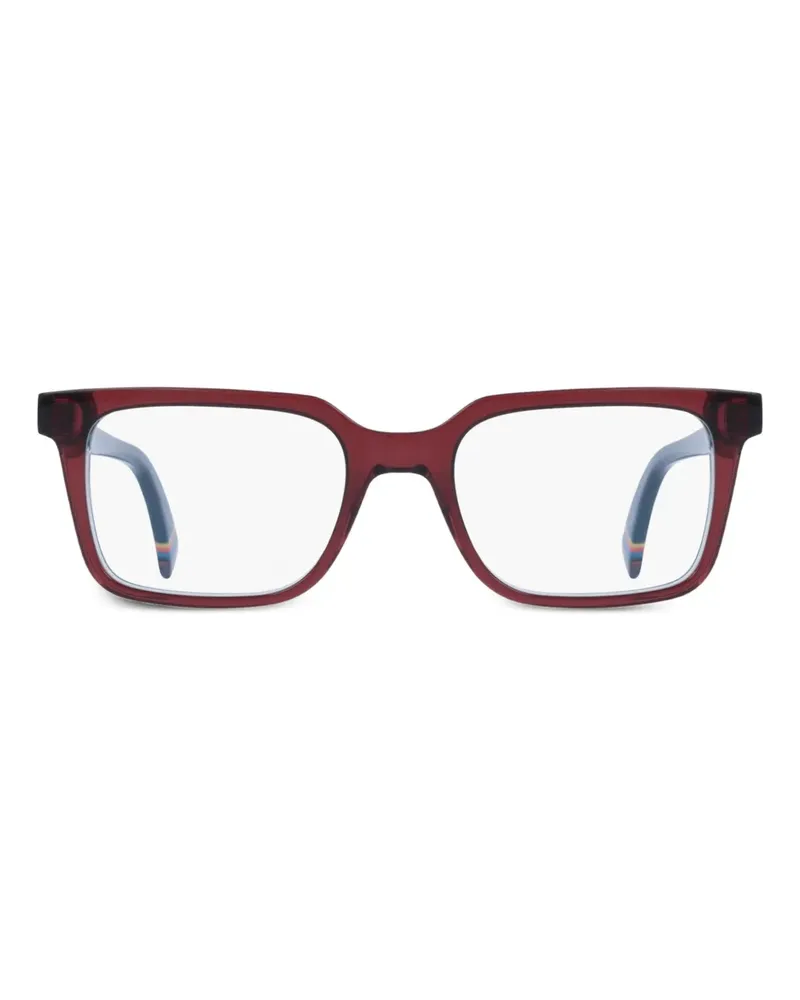 Paul Smith Brille mit eckigem Gestell - Rot Rot