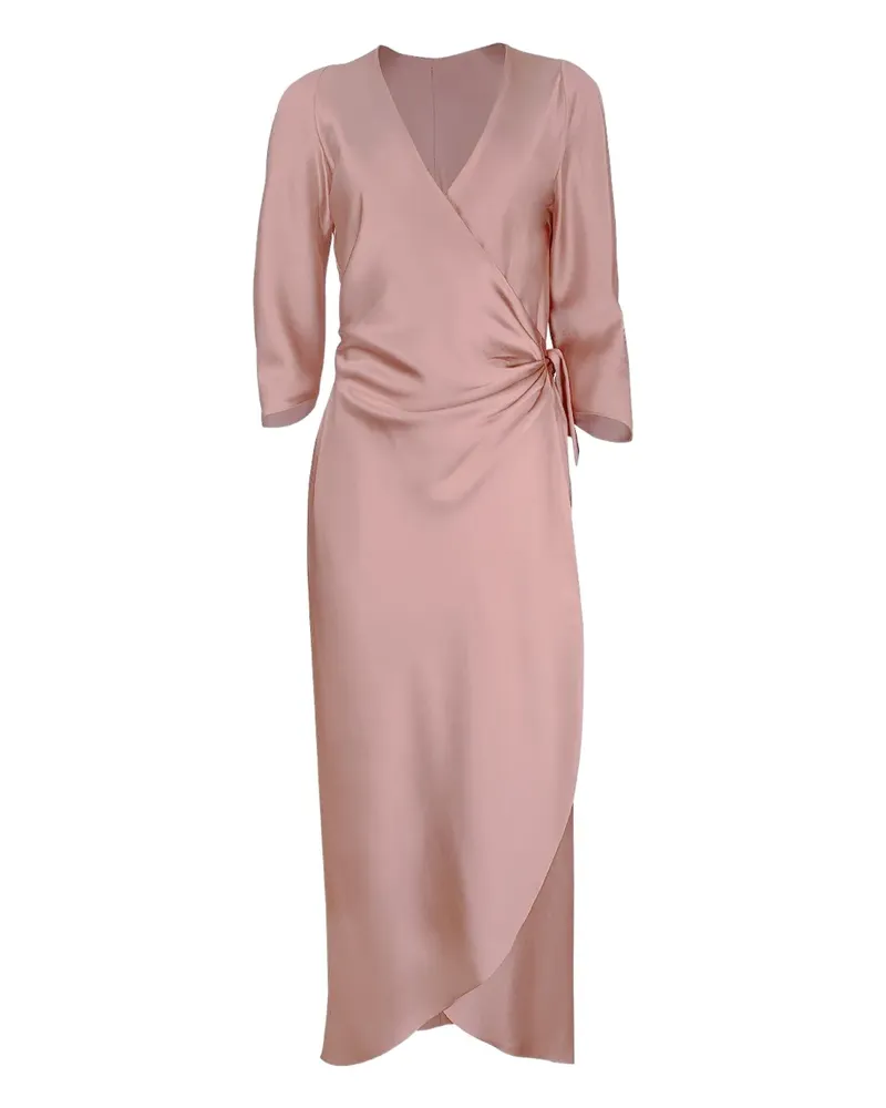 Peter Cohen V-neck wrap dress - Rosa Rosa