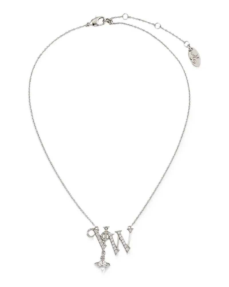Vivienne Westwood VW pendant necklace - Silber Silber