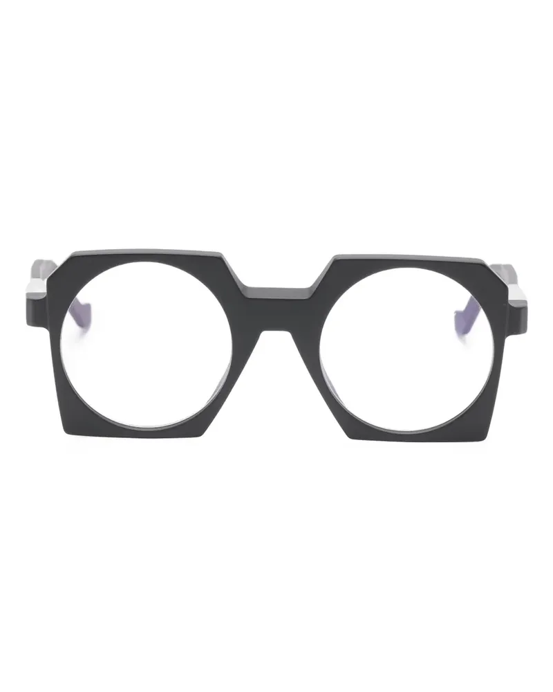 VAVA EYEWEAR BL0035 Brille mit geometrischem Gestell - Schwarz Schwarz