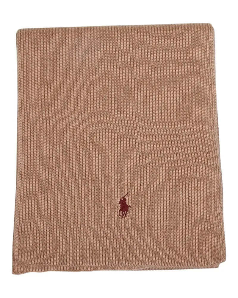 Ralph Lauren ribbed scarf - Nude Nude