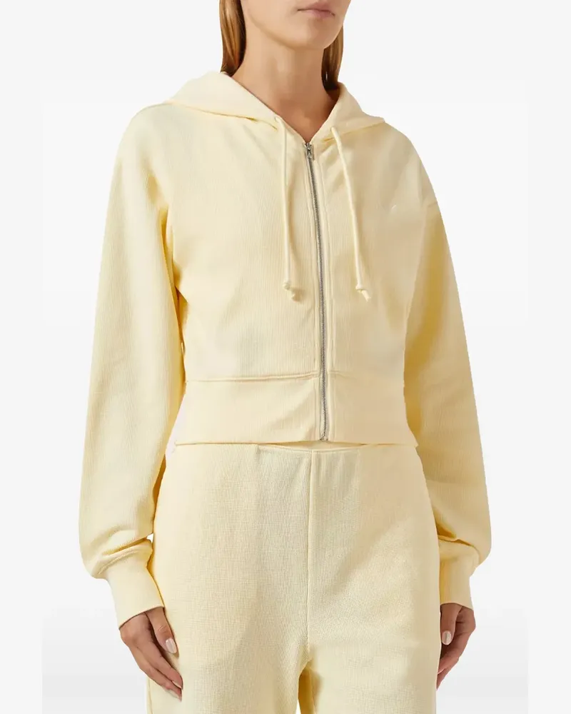 KITH Fallon waffle hoodie - Gelb Gelb