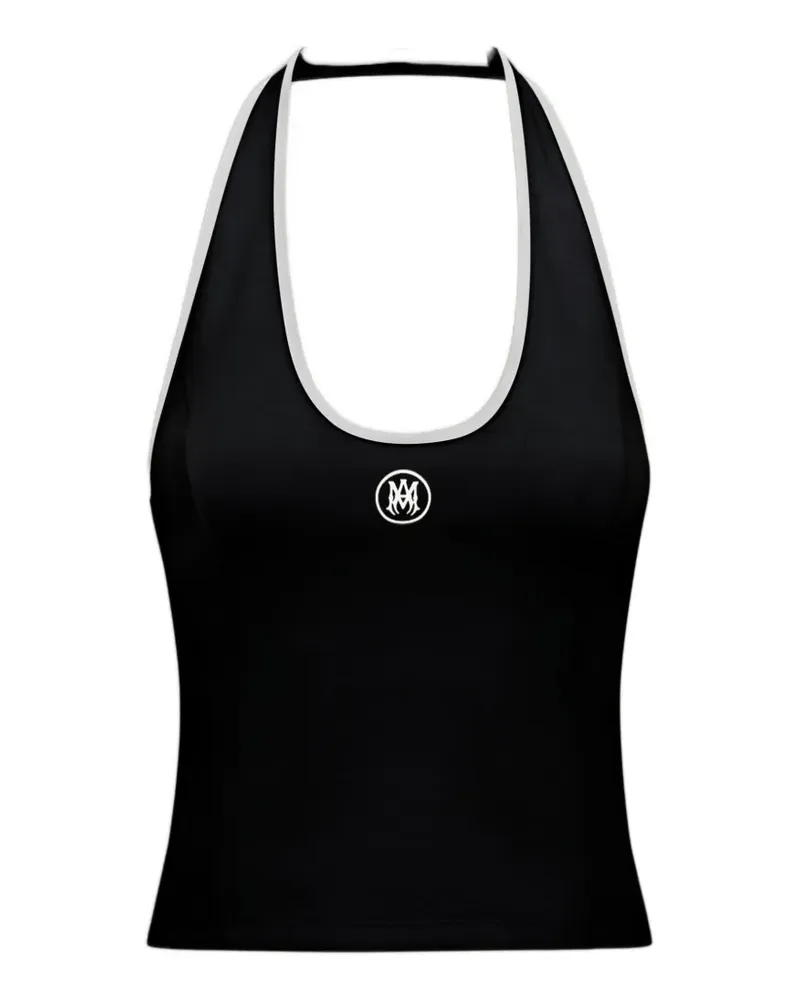 Amiri Trägershirt mit Logo-Stickerei - Schwarz Schwarz