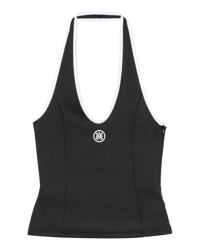 Amiri logo-embroidered tank top - Schwarz Schwarz