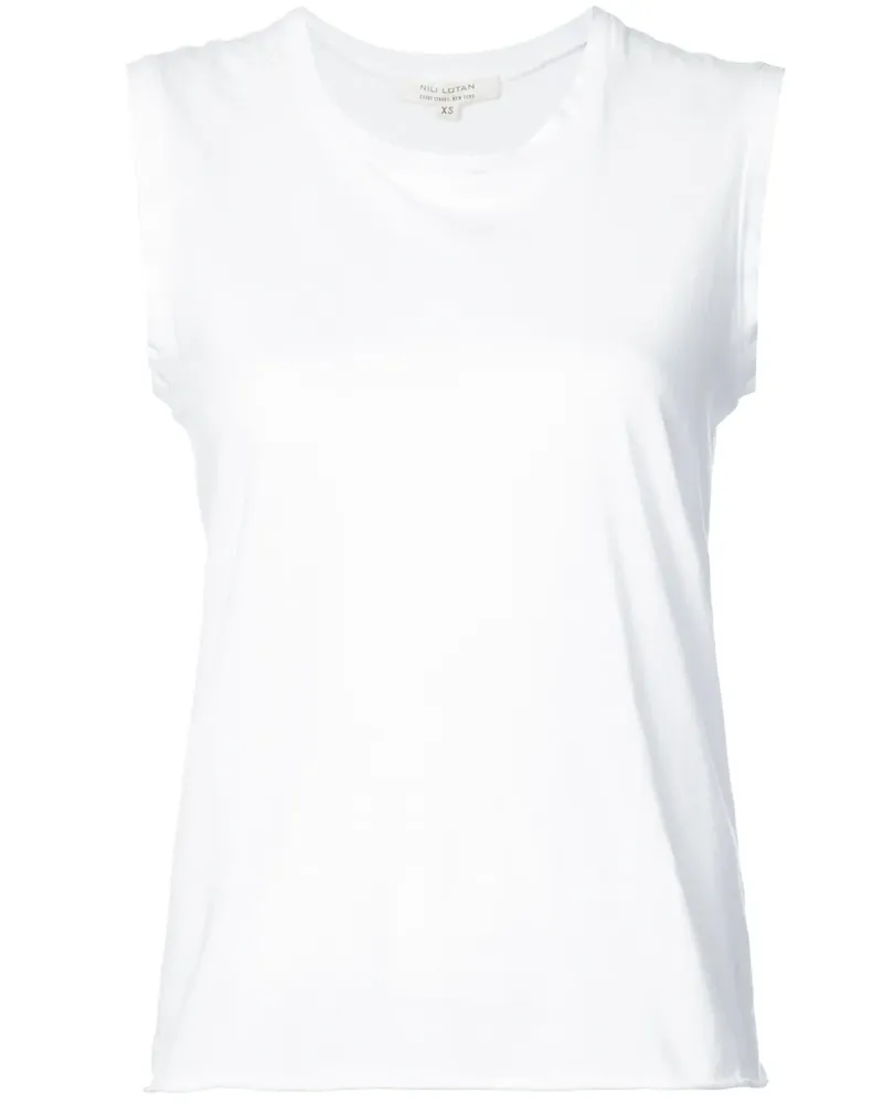 Nili Lotan loose tank top - Weiß Weiß