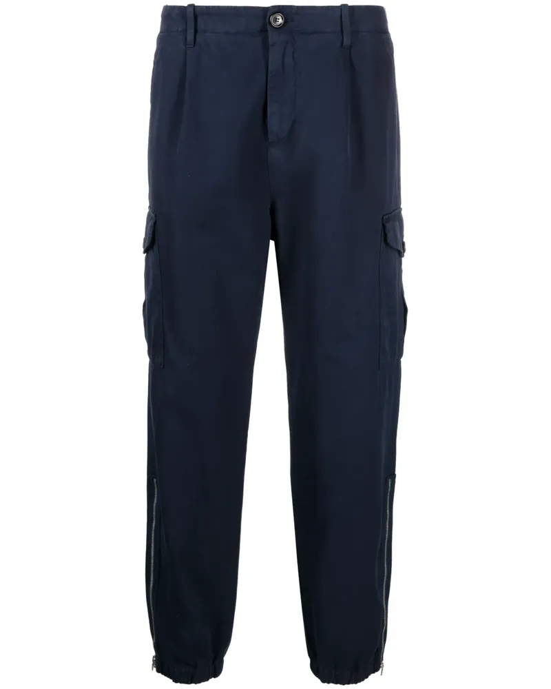 Brunello Cucinelli Cargohose mit geradem Bein - Blau Blau