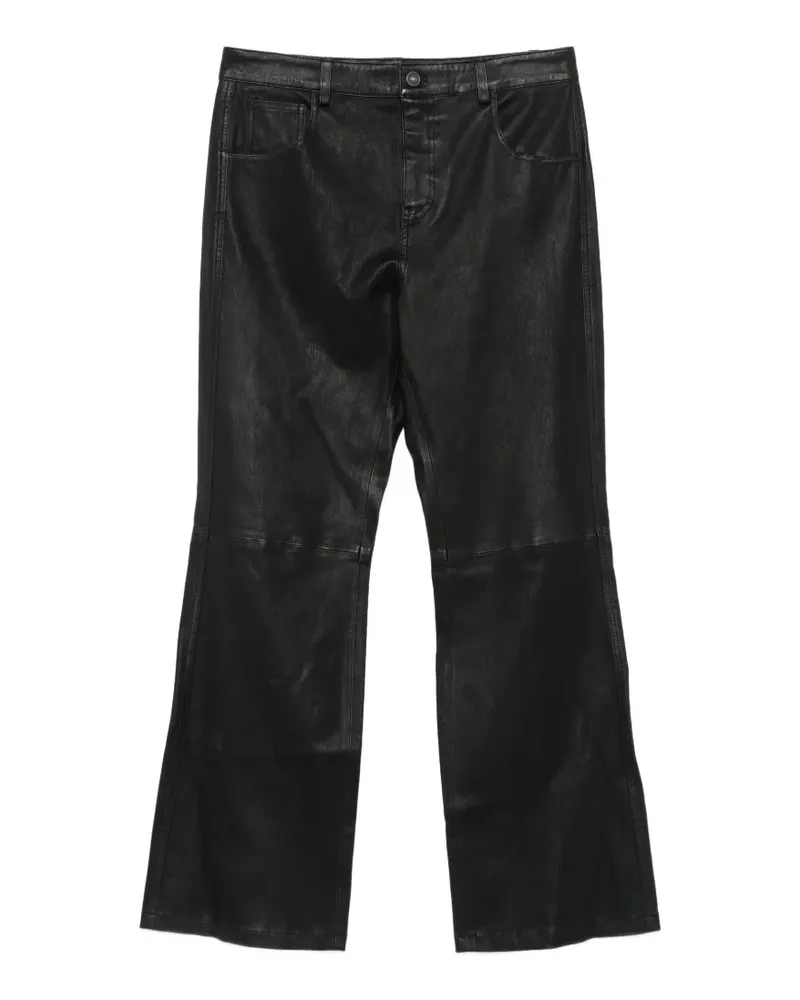 Amiri Hose mit Kontrasteinsätzen - Schwarz Schwarz