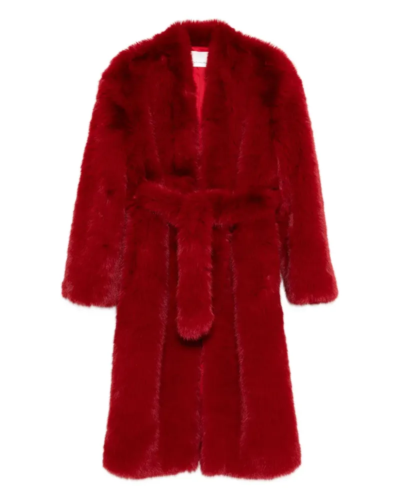 FRANKIE Shop Destiny padded faux-fur coat - Rot Rot