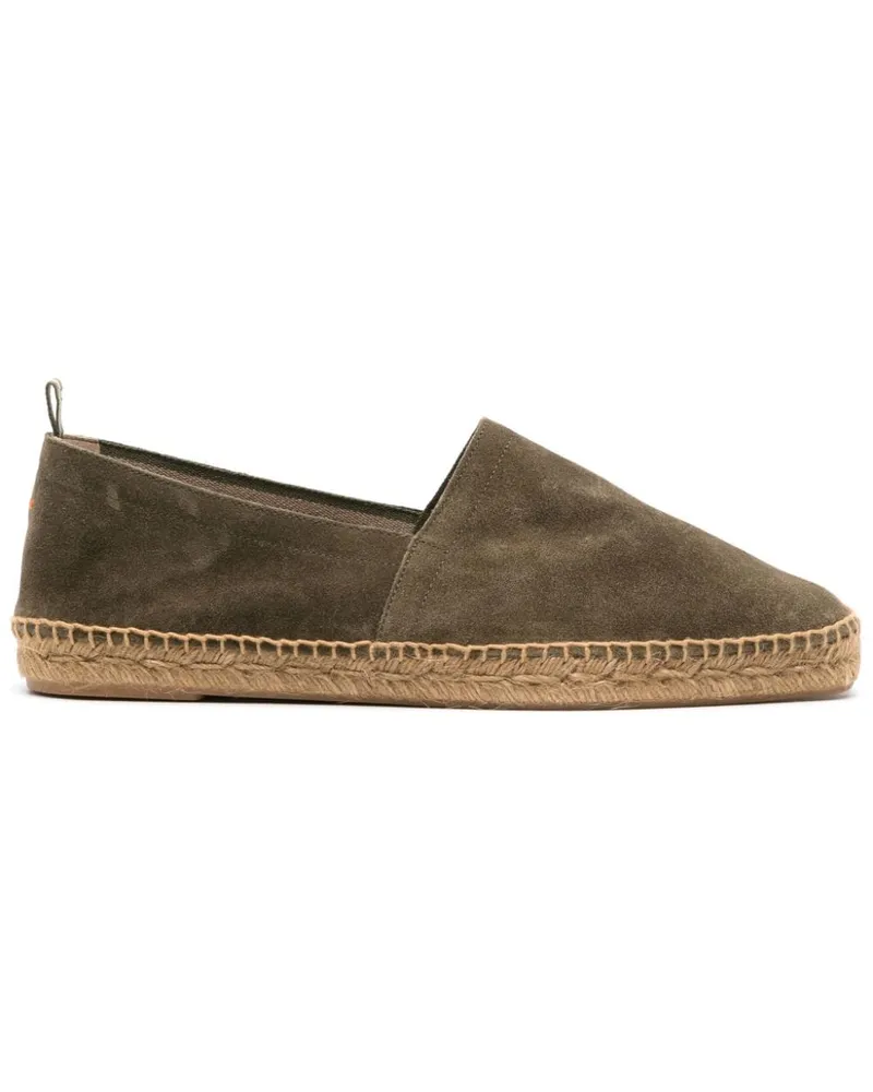 Castañer Pablo Espadrilles aus Wildleder Grün