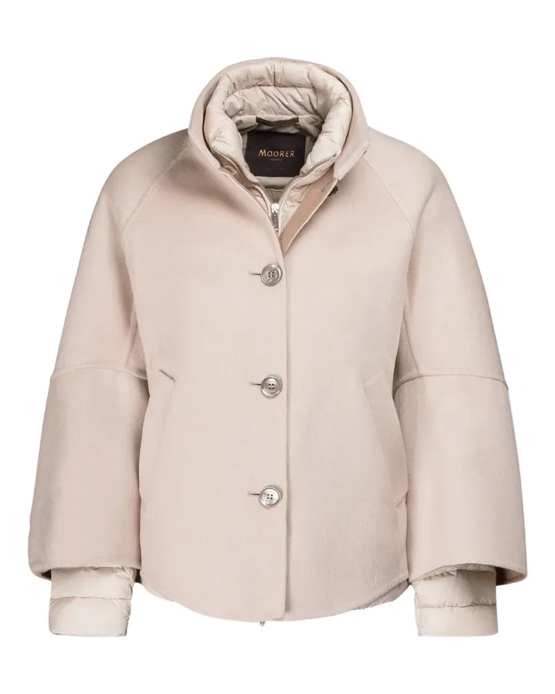 MOORER Steppjacke mit Reißverschluss - Nude Nude