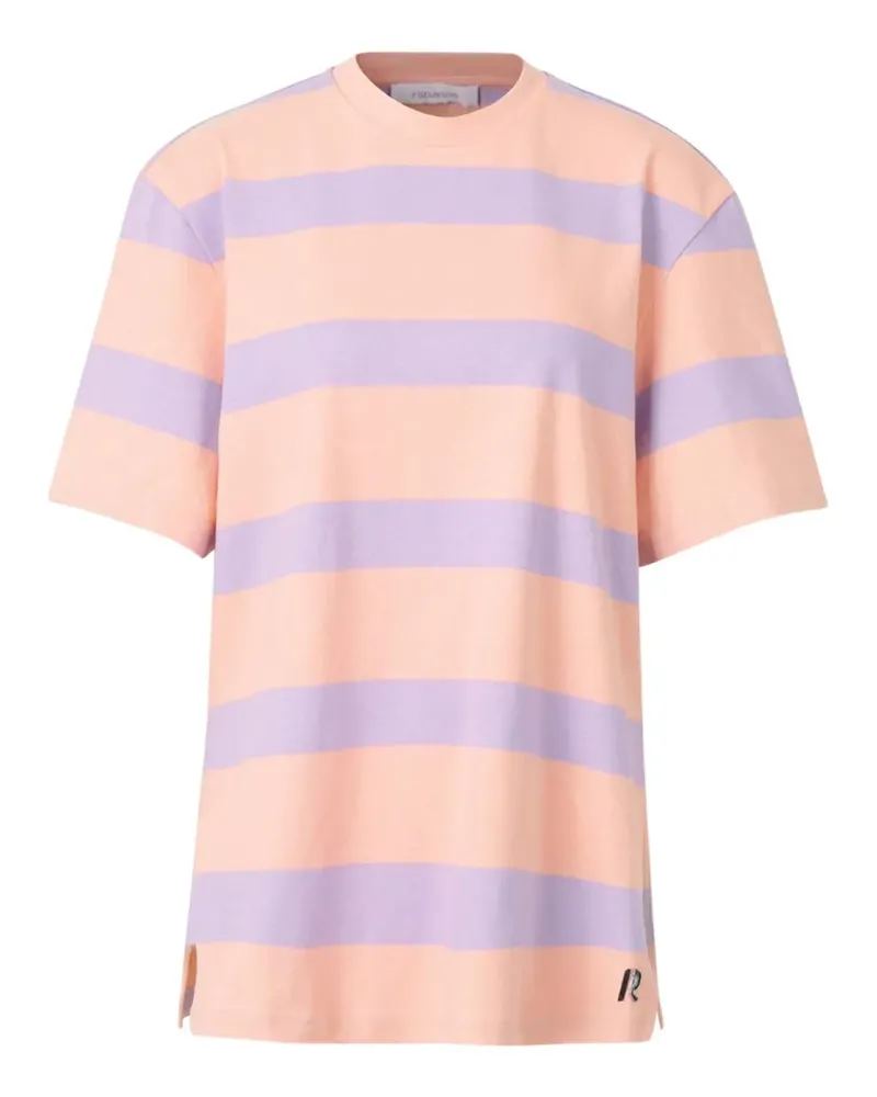 Paco Rabanne Gestreiftes T-Shirt - Rosa Rosa