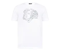 T-Shirt mit Medusa-Detail - Weiß