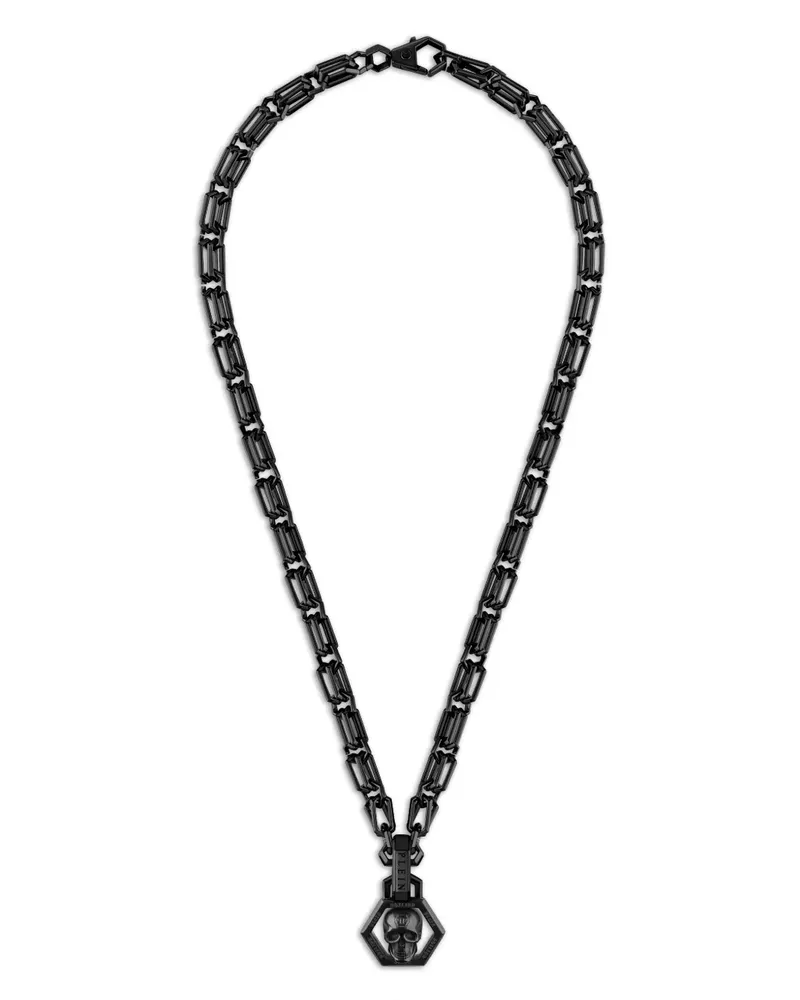 Philipp Plein Klassische Panzerkette - Schwarz Schwarz