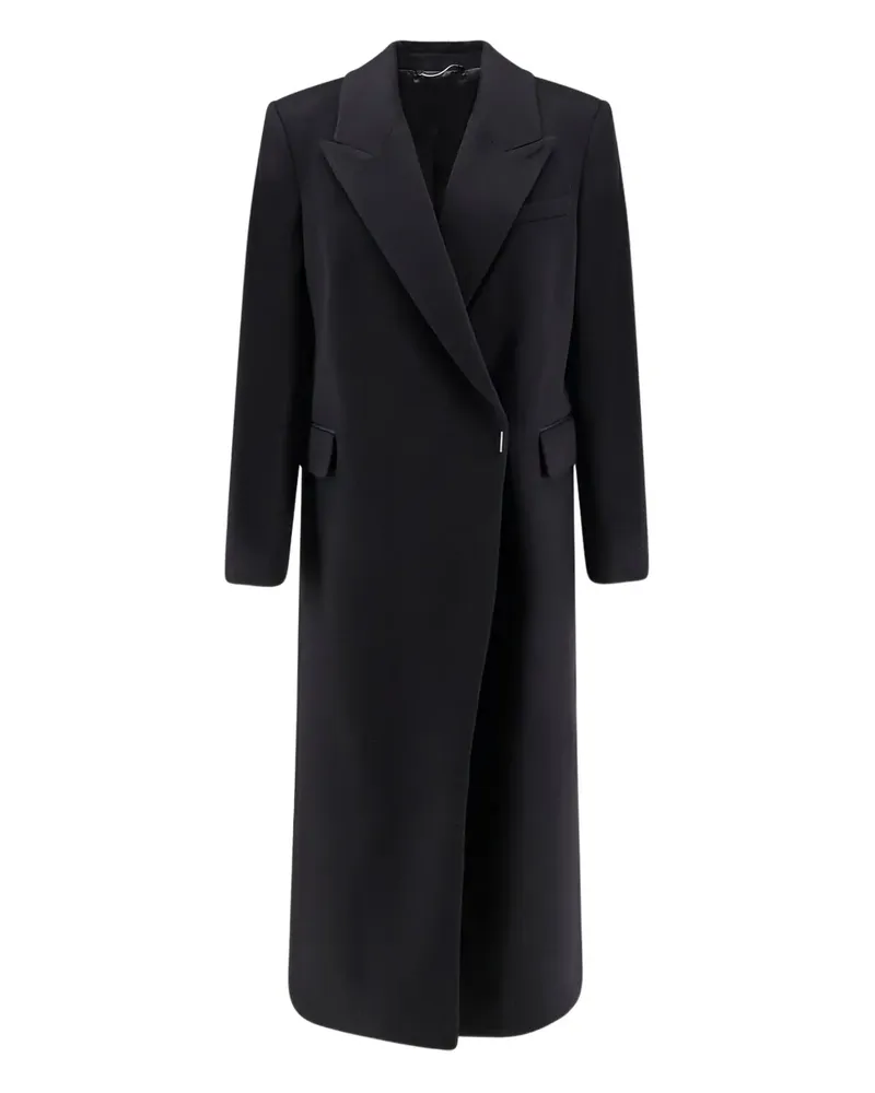 HUGO BOSS Callafy peak lapel cashmere coat - Schwarz Schwarz