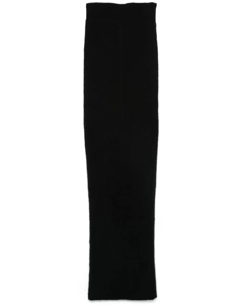 Rick Owens Pillar Maxirock - Schwarz Schwarz