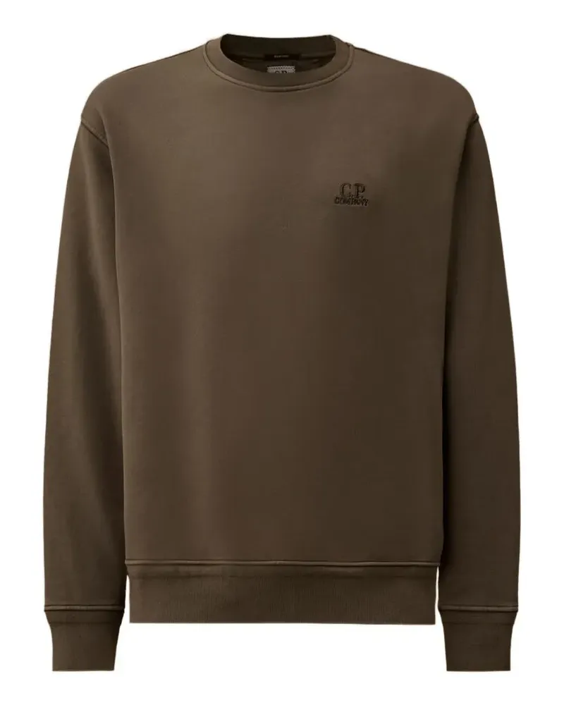 C.P. Company Pullover mit Logo-Stickerei - Braun Braun